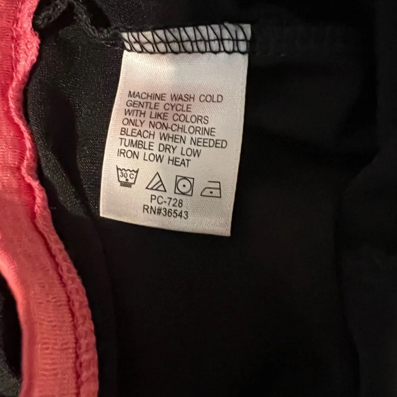 Izod Cool Fit, S, Black/White/Cora, Golf,Tennis Skort, media pocket,logo,stretch - Picture 8 of 9